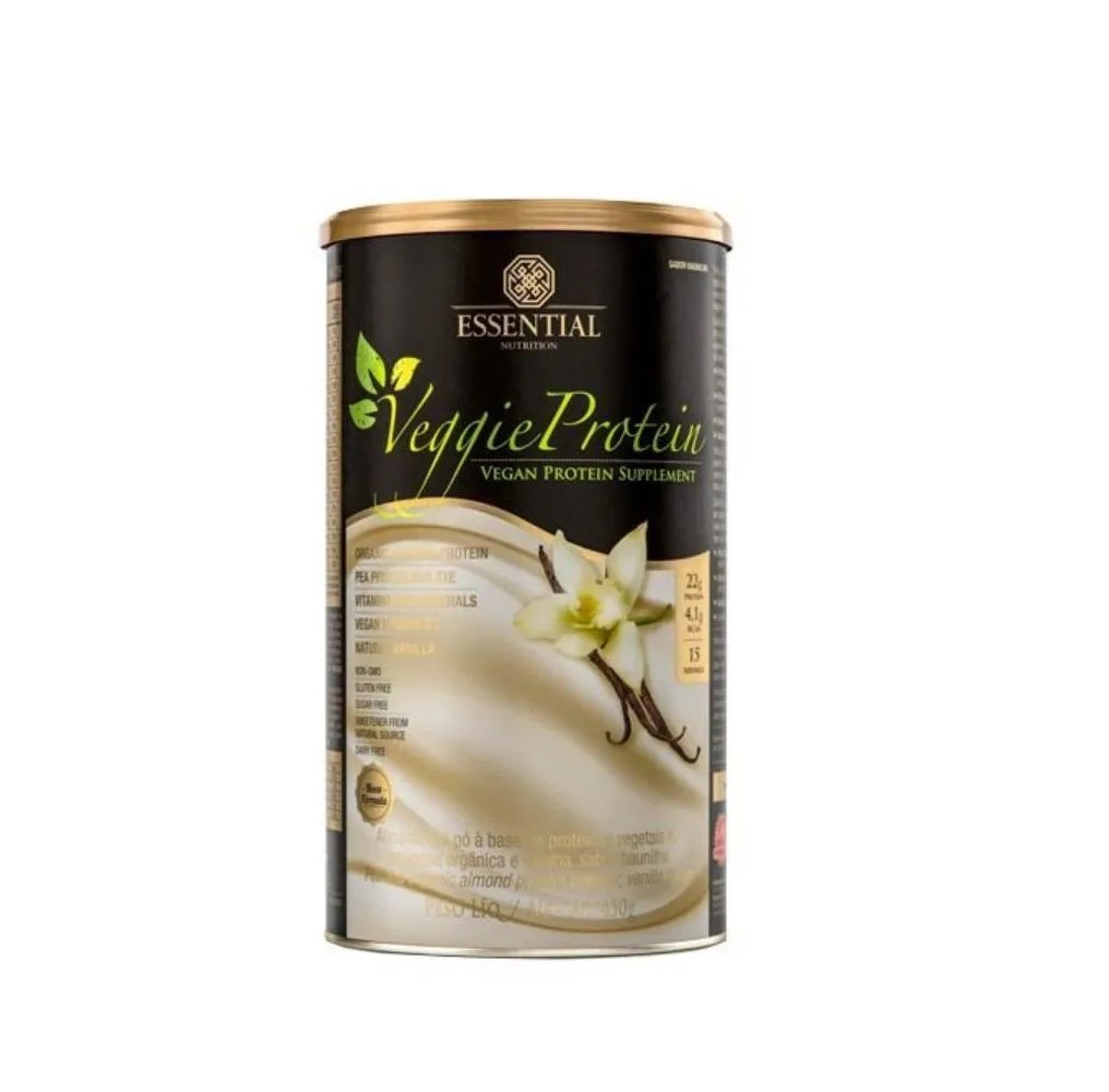 Veggie Protein 100% Vegetal Lata - Sabor: Baunilha (450g)