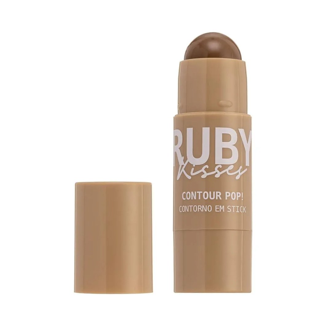 Contorno em Stick Contour Pop! - Ruby Kisses Marrom Claro