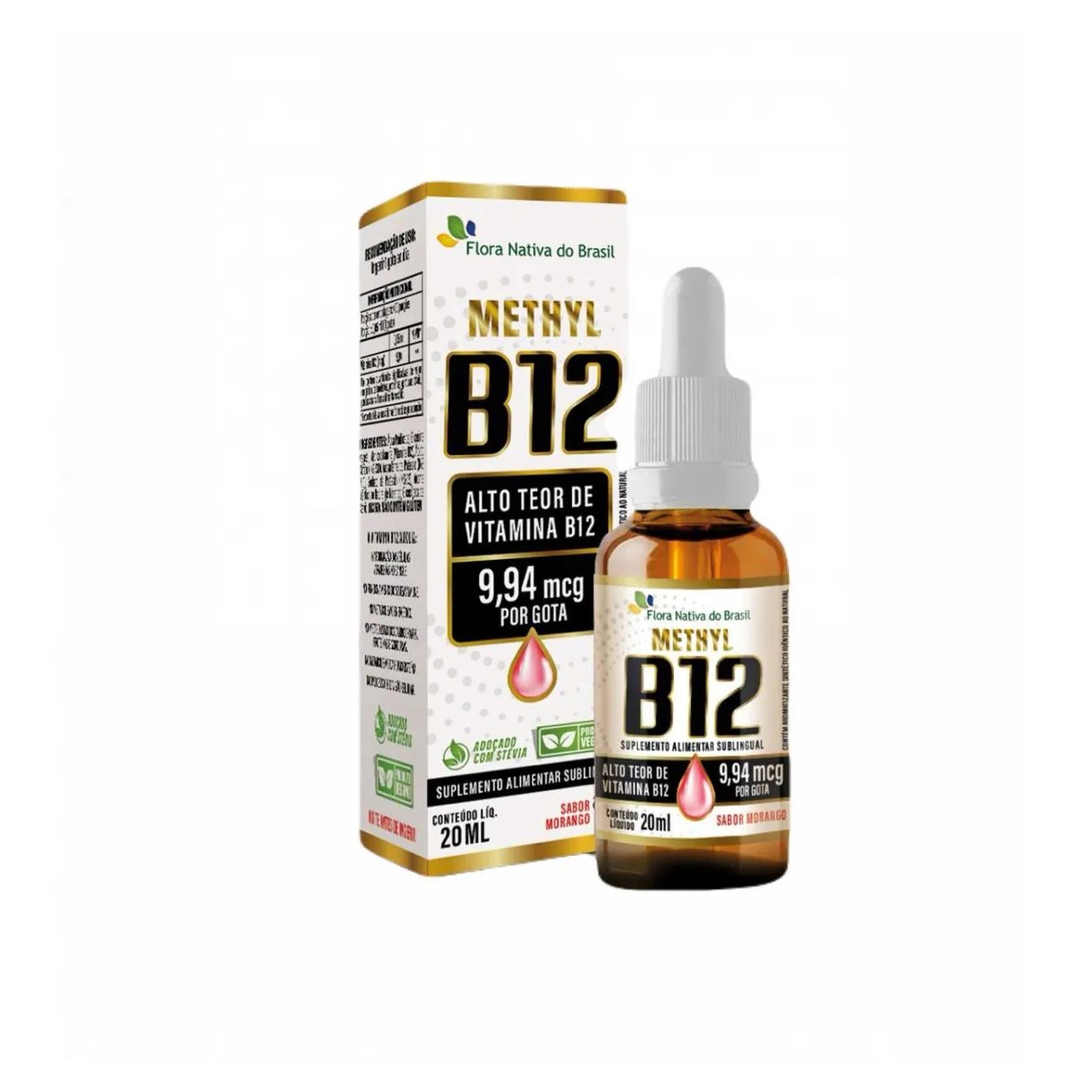Vitamina B12 Metilcobalamina 9,94mcg Por Gota 20ml