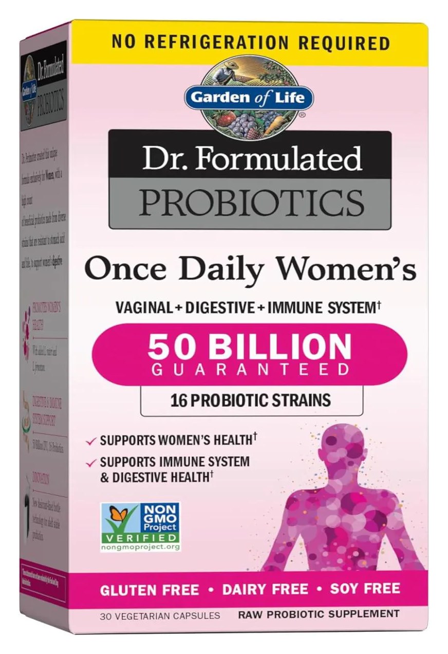 Probiótico Garden Of Life 50 Bilhões Feminino 30veg cápsulas Eua