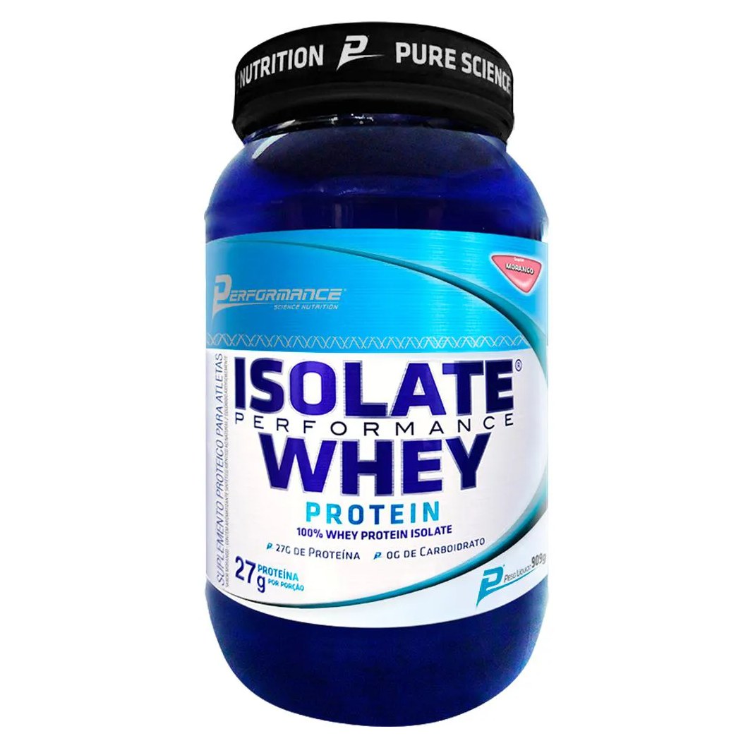Whey Protein Isolado 909G - Performance Nutrition Sem Sabor