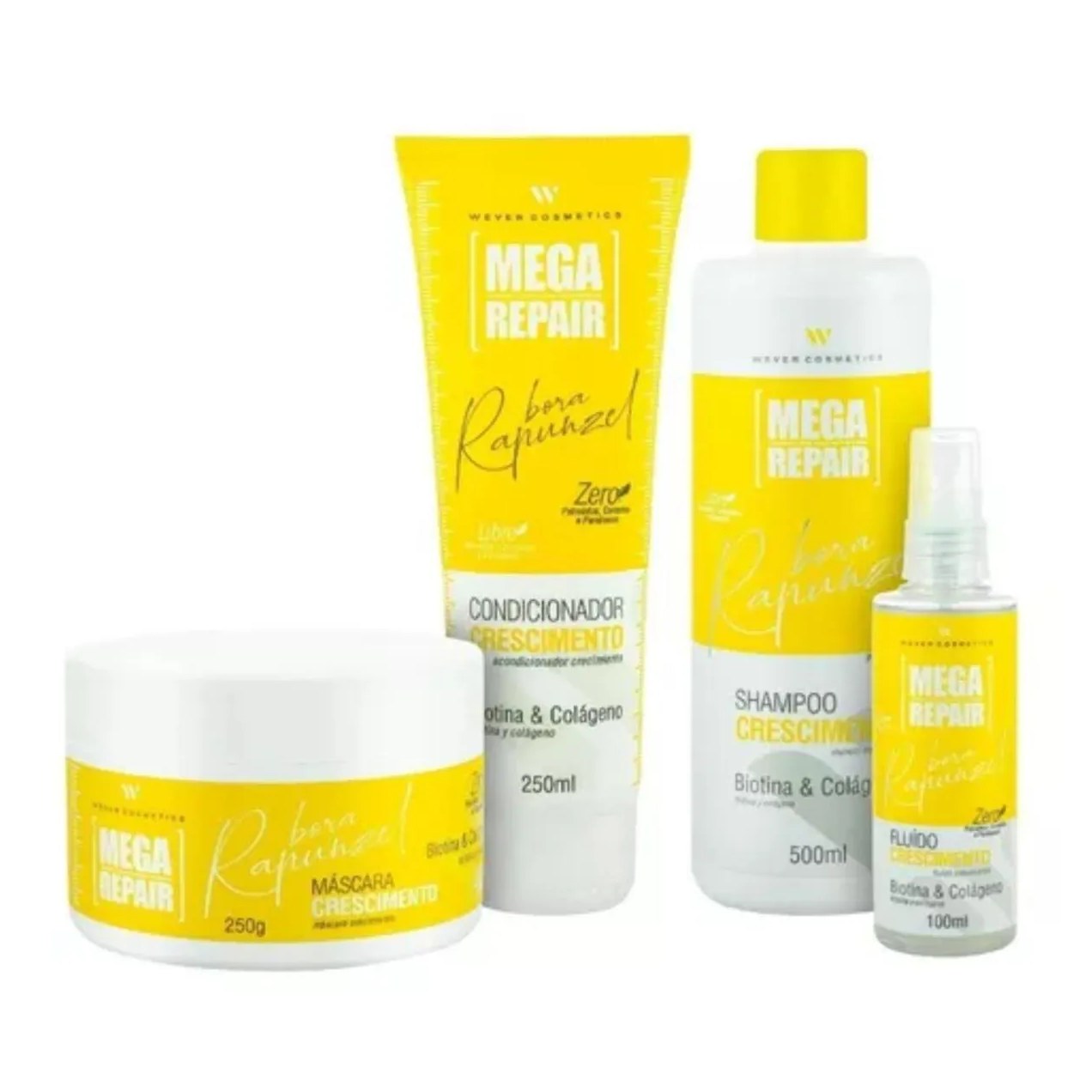 Kit Completo Bora Rapunzel Crescimento - Wever Cosmétics