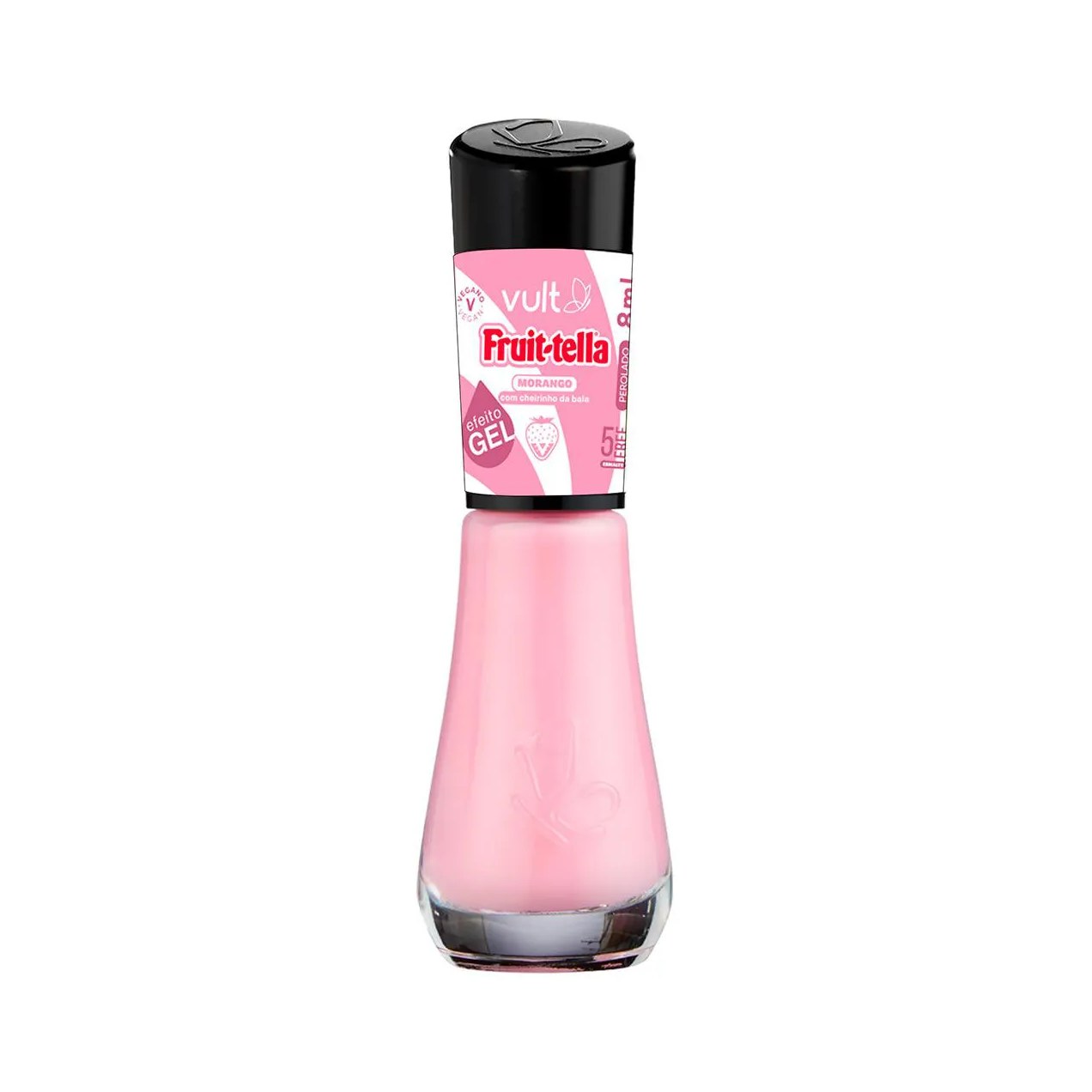 Esmalte Perolado Vult Fruit-tella 8ml – Morango