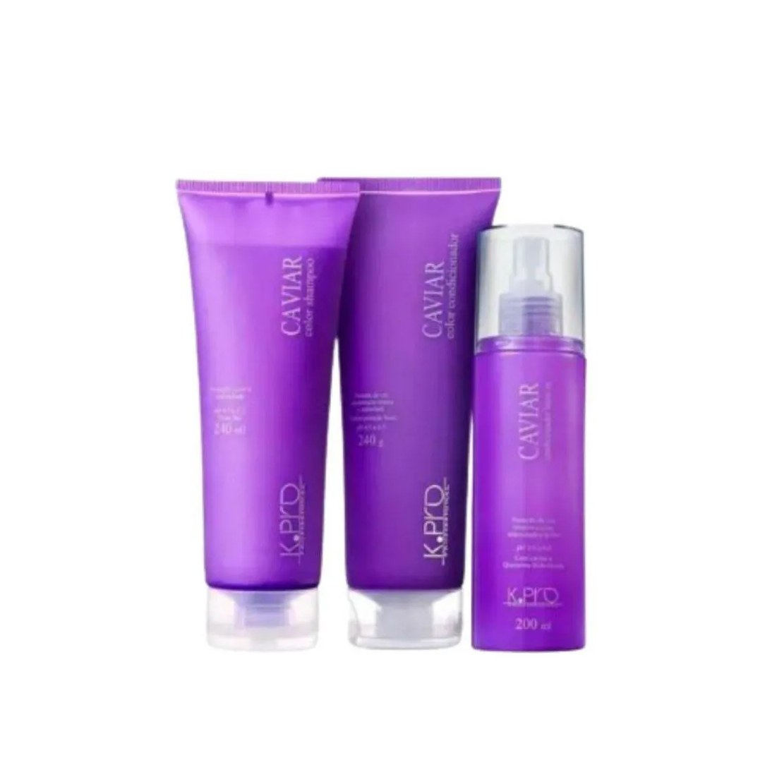 K.pro Caviar Color Shampoo Condicionador e Leave-in