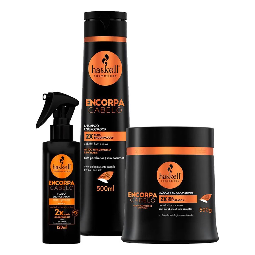 Kit Encorpa Haskell 500ml C/ 3 Itens