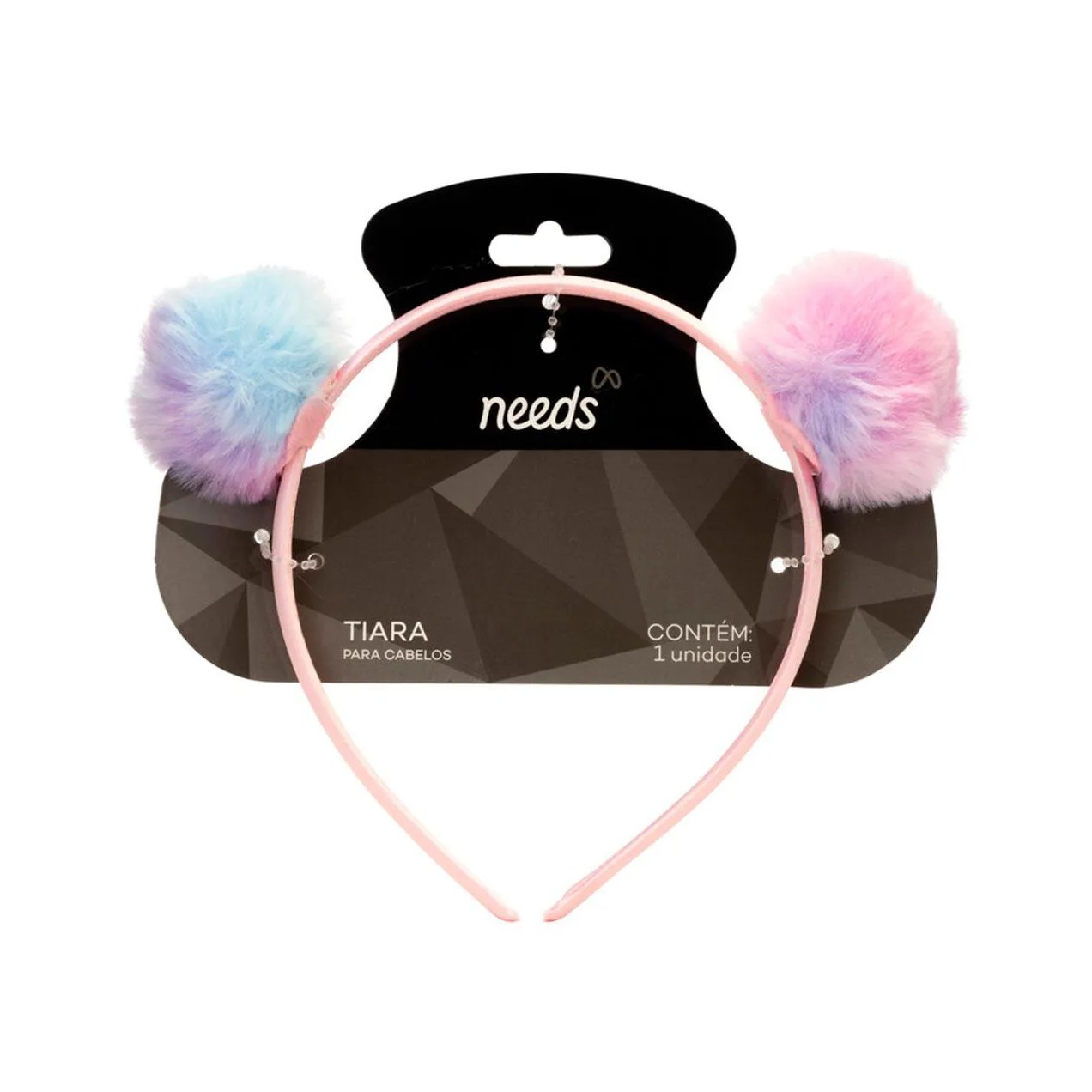 Tiara de Cabelo Infantil Needs Pompom 1 Unidade