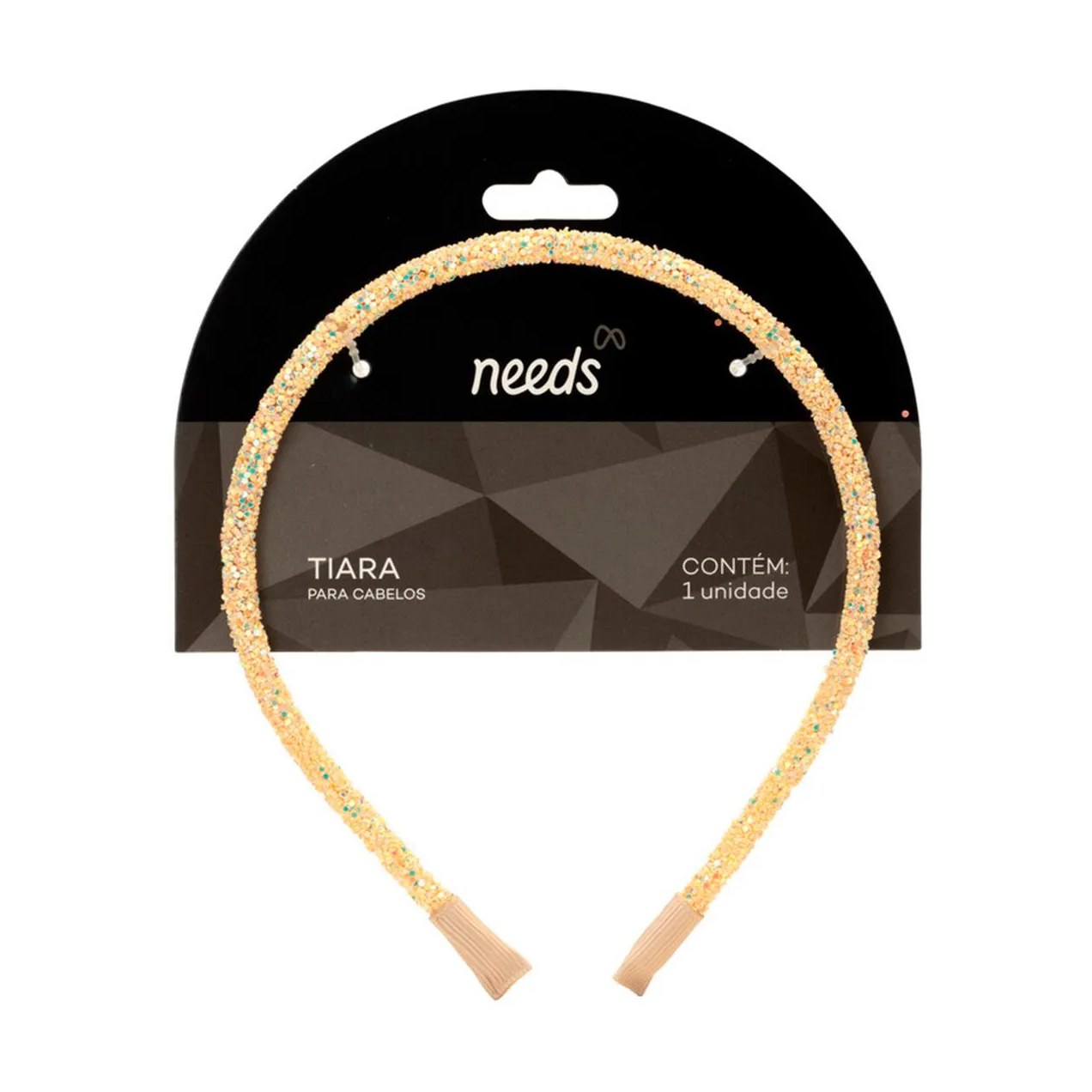 Tiara para Cabelos Needs com Glitter