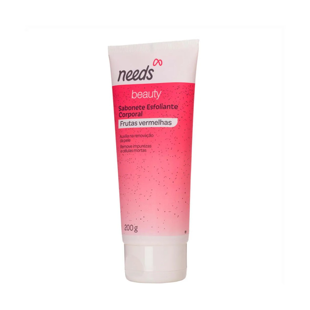 Sabonete Esfoliante Needs Beauty Frutas Vermelhas 200g