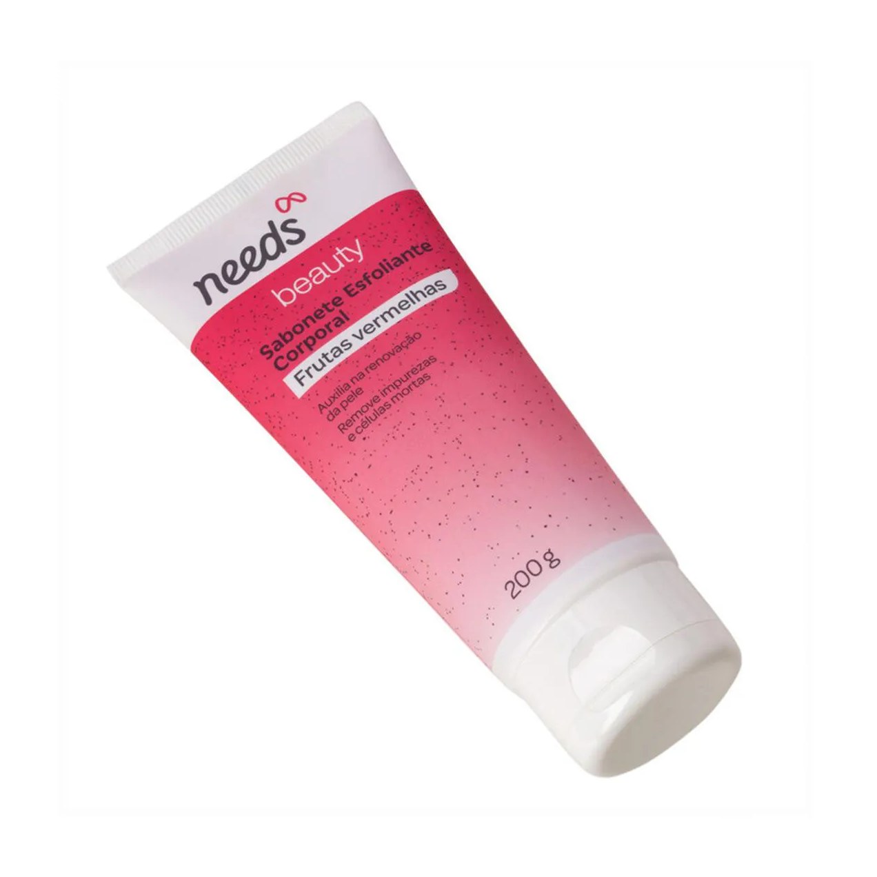 Sabonete Esfoliante Needs Beauty Frutas Vermelhas 200g