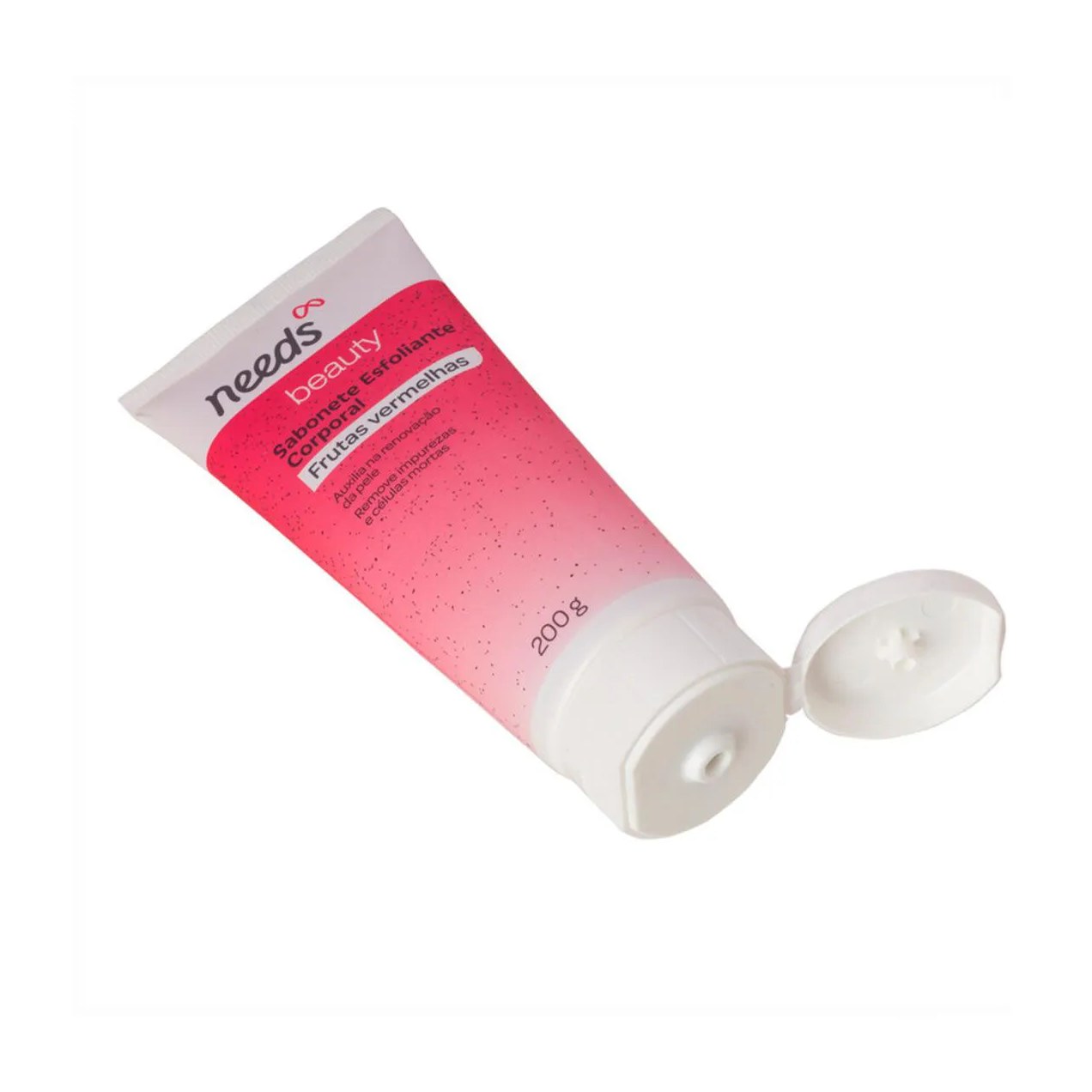 Sabonete Esfoliante Needs Beauty Frutas Vermelhas 200g