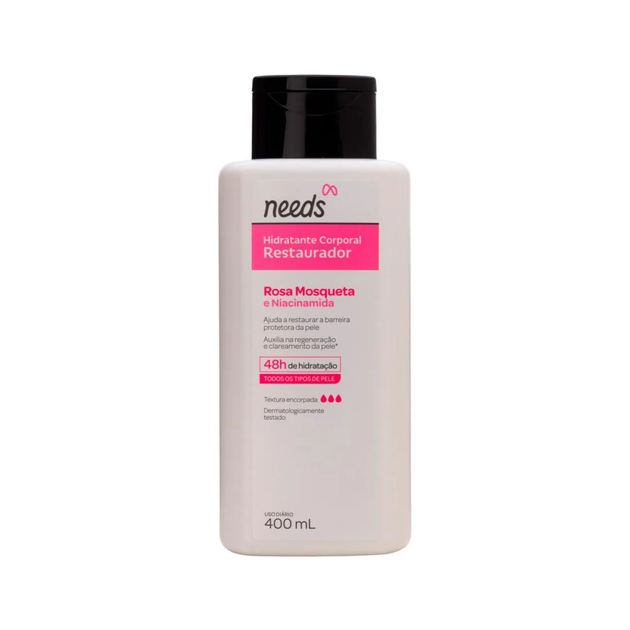 Hidratante Corporal Needs Restaurador Rosa Mosqueta e Niacinamida 400ml