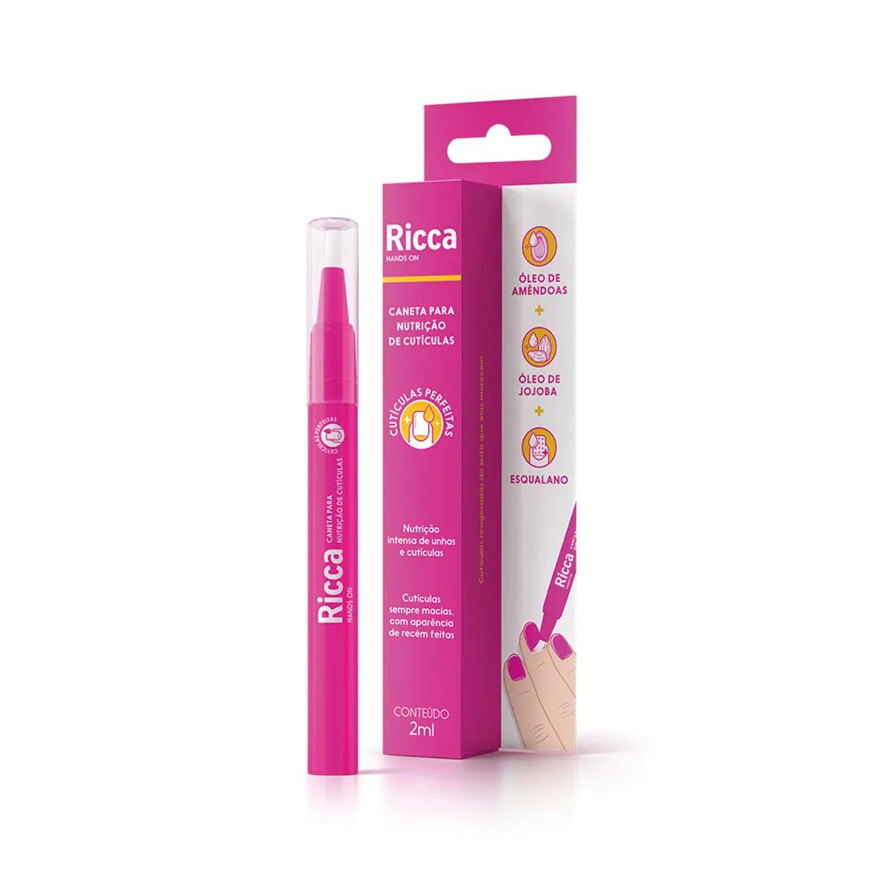 Caneta para Nutrição de Cutículas Ricca 2ml