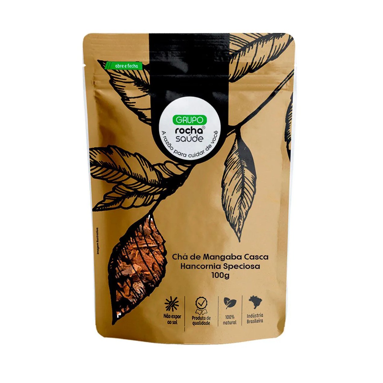 Chá de Mangaba - Casca - Hancornia Speciosa - 100G
