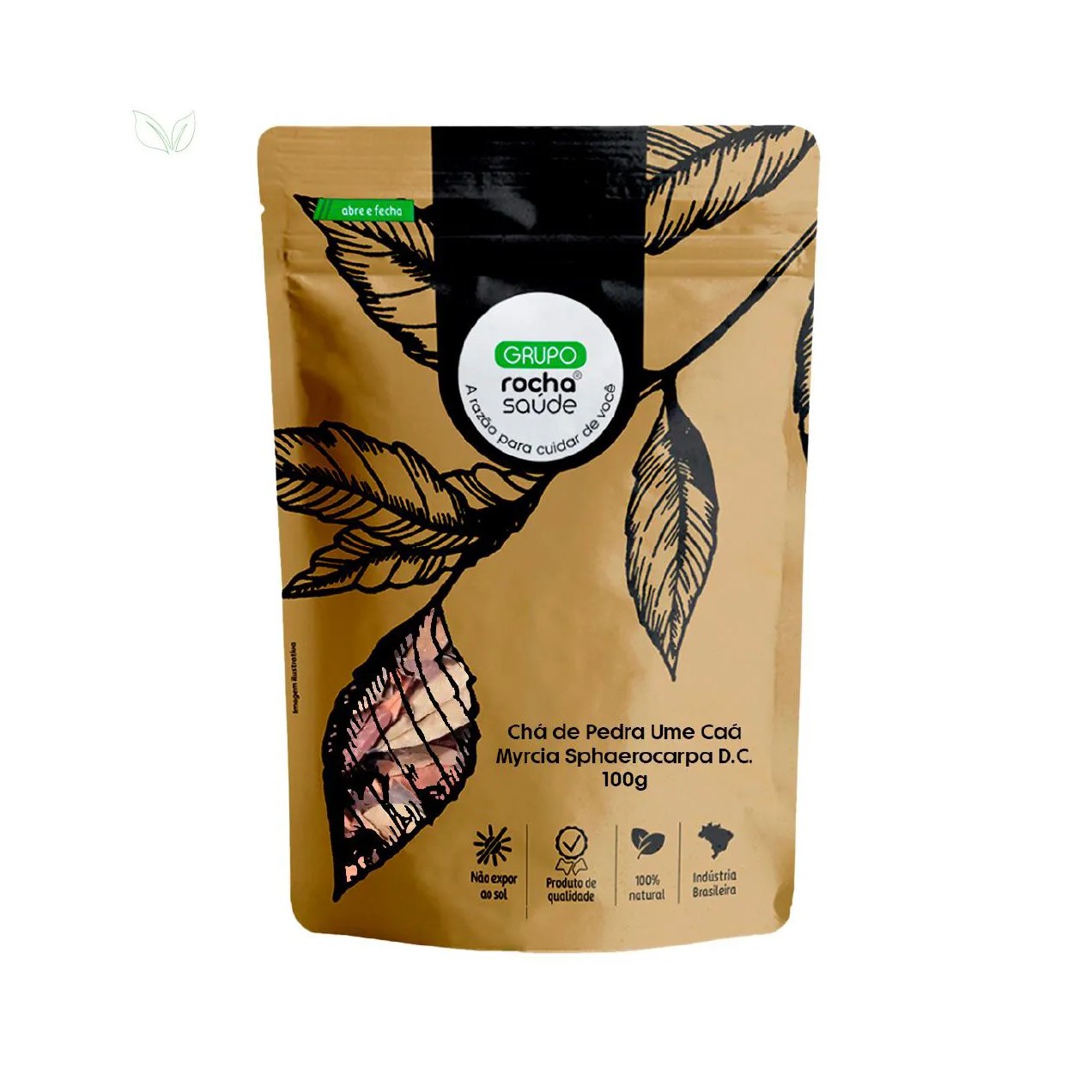Chá de Pedra Ume Caá - Myrcia Sphaerocarpa D.C. - 100G
