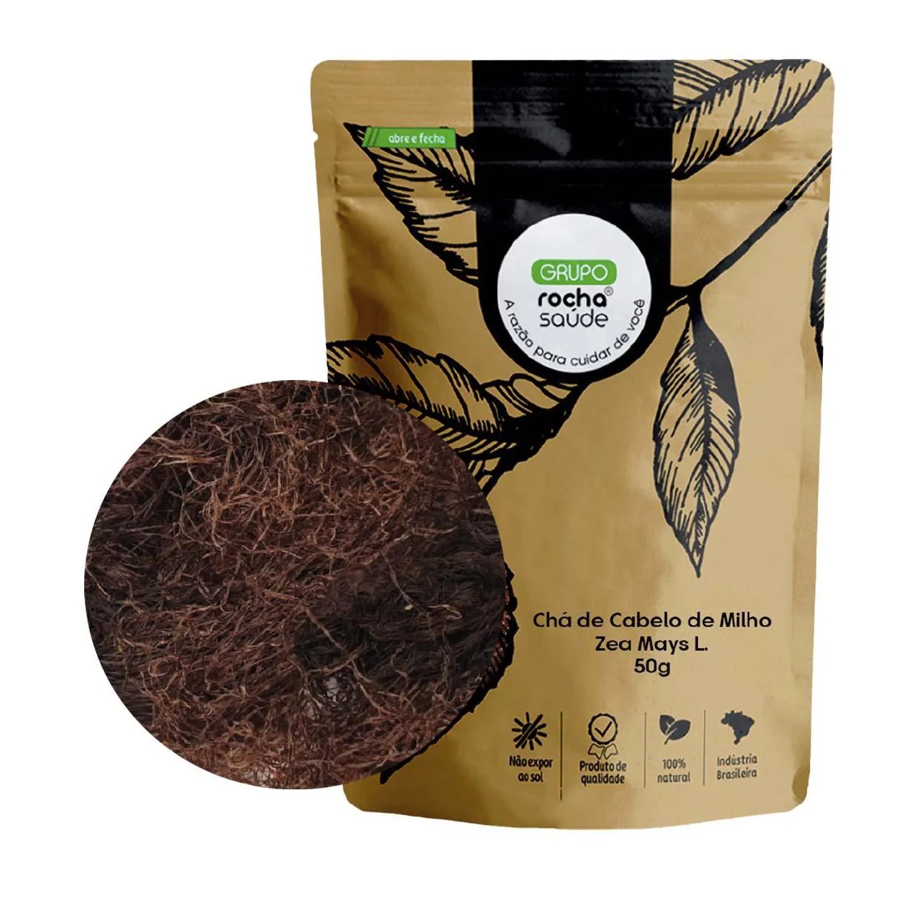 Chá de Cabelo de Milho - Zea Mays L. - 50G