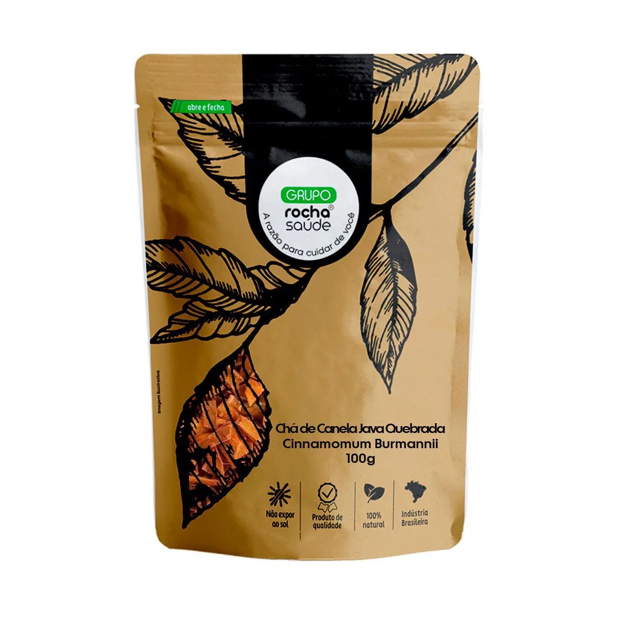 Chá de Canela Java Quebrada - Cinnamomum Burmannii - 100G