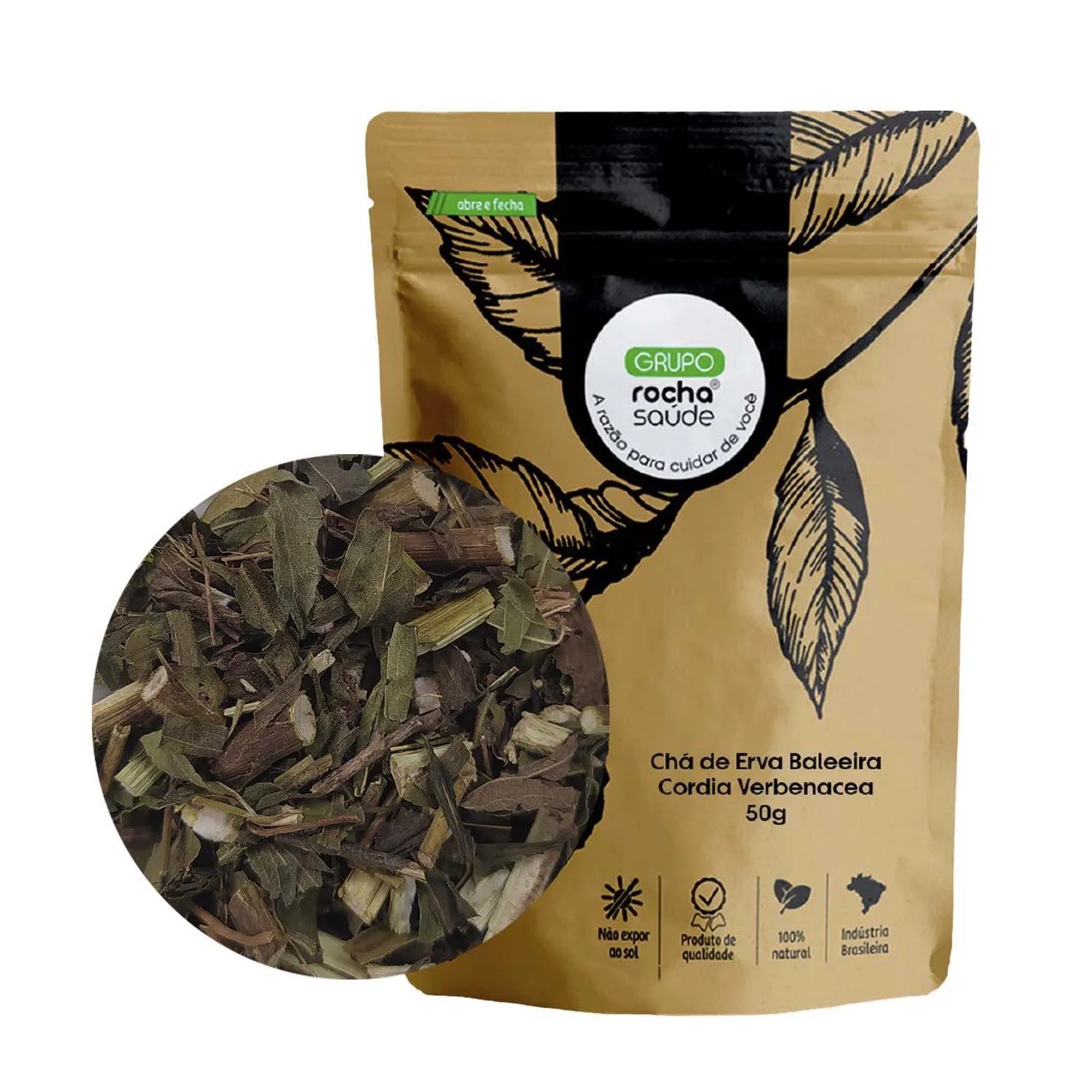 Chá de Erva Baleeira - Cordia Verbenacea. 50G