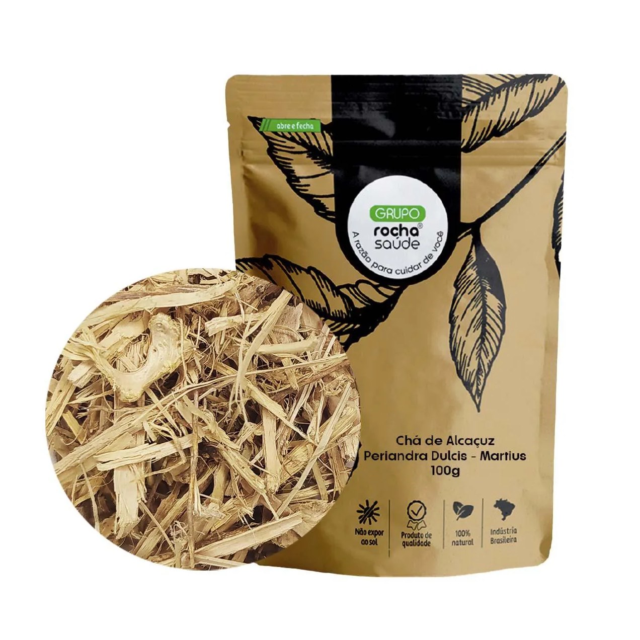 Chá de Alcaçuz - Periandra Dulcis - Martius - 100G