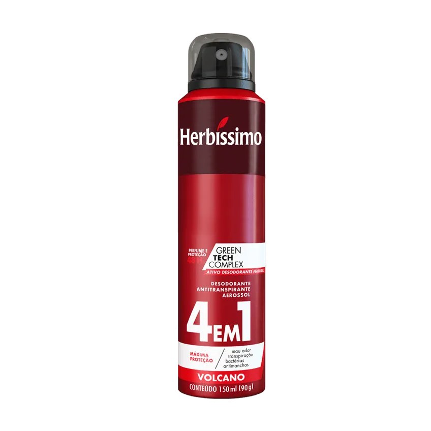 Desodorante Aerosol Antitranspirante Herbissimo Volcano 150Ml