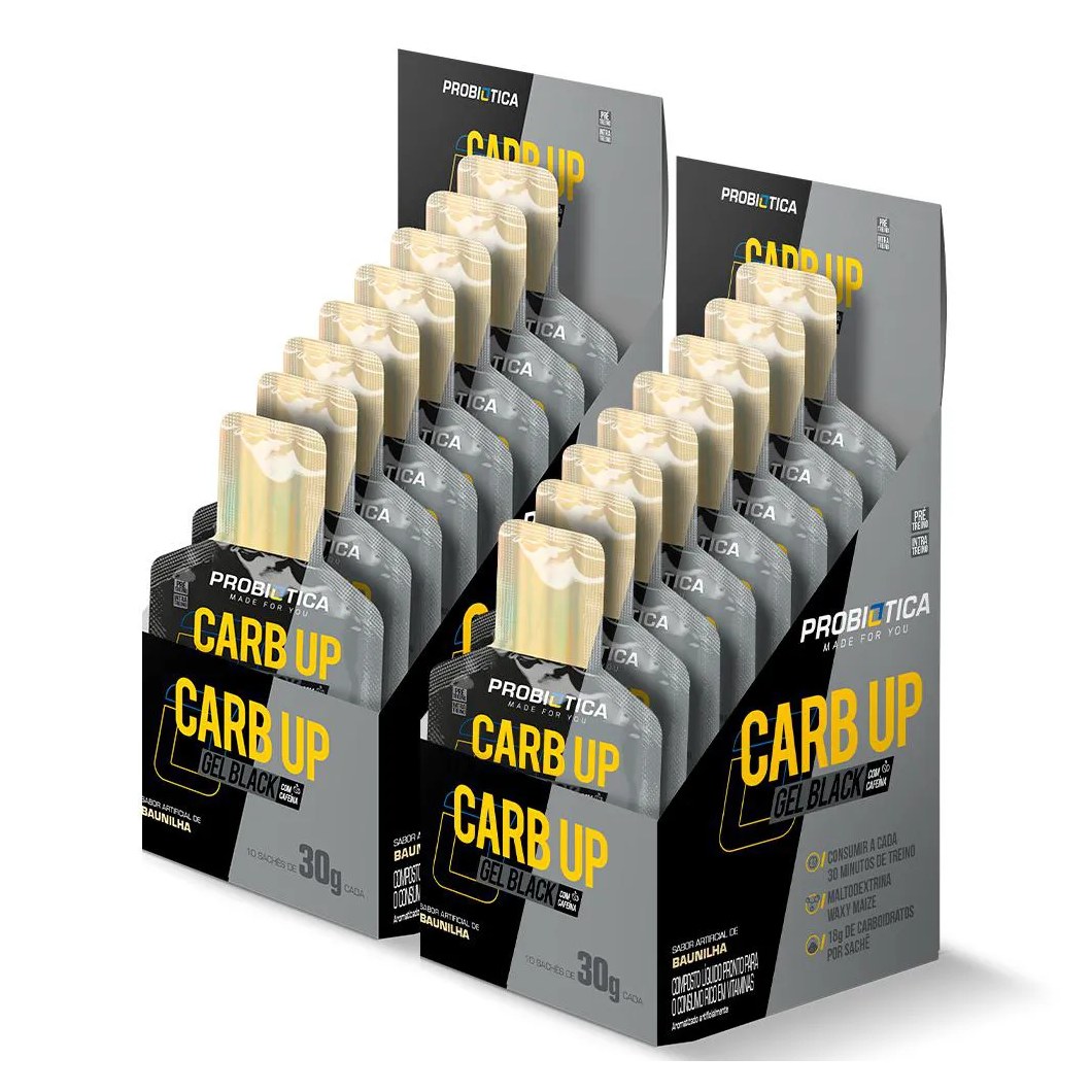 2x Carb Up Black Probiotica - Baunilha