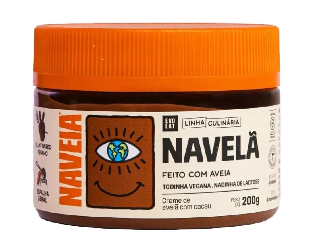 Creme de Avelã com Cacau Navelã Naveia 200g