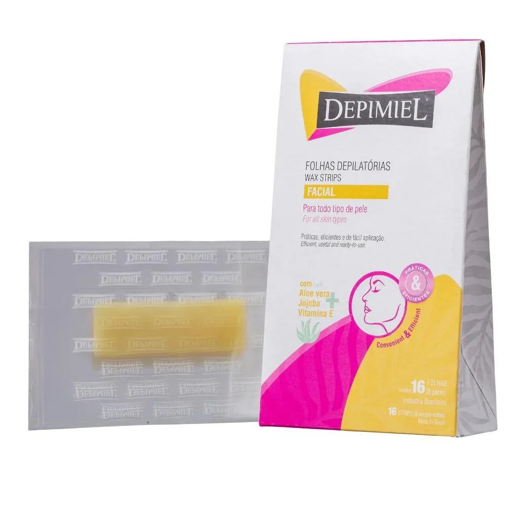 Depimiel Folhas Prontas Facial C/16 Unid.
