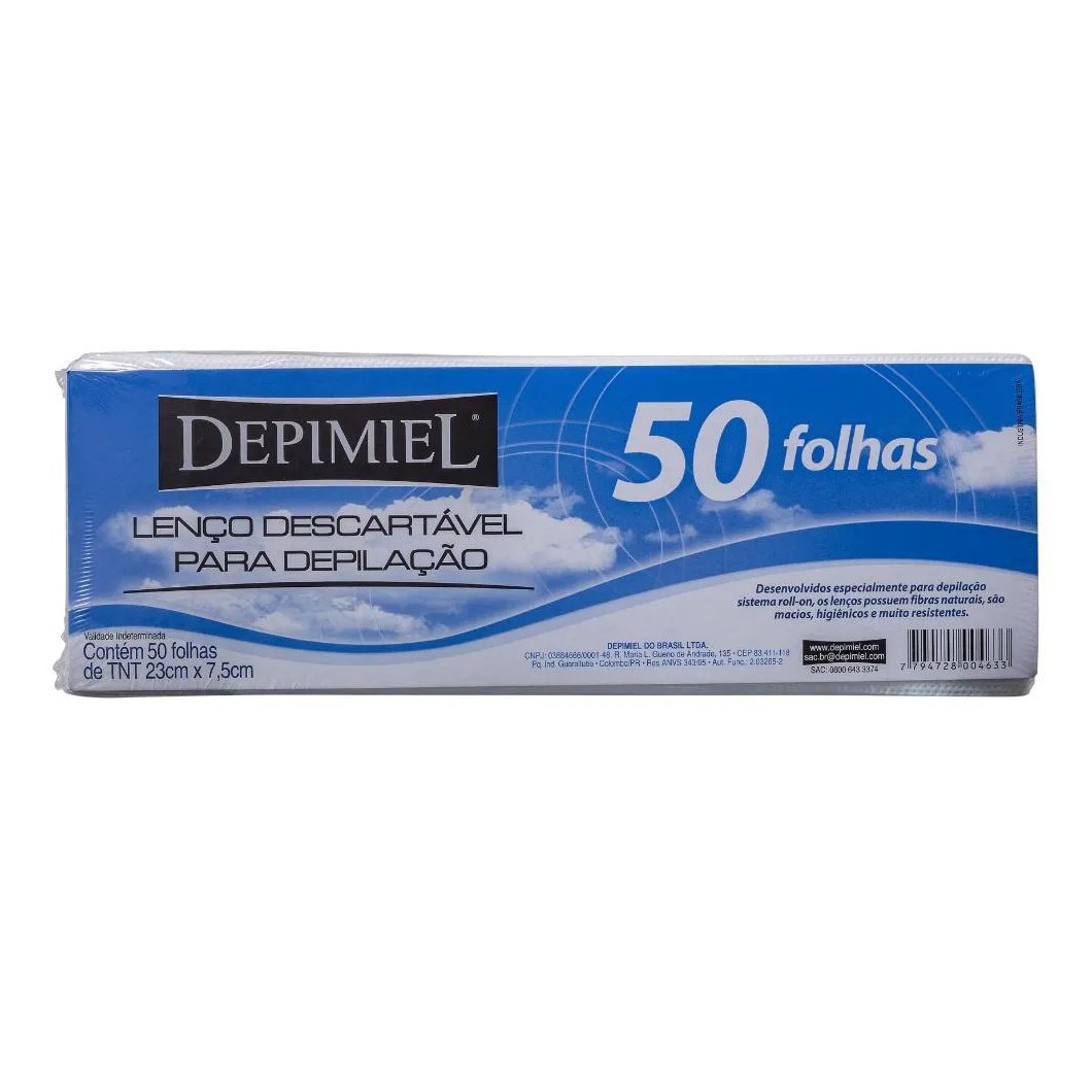 Depimiel Lenco P/ Depilacao Tnt C/ 50unidades