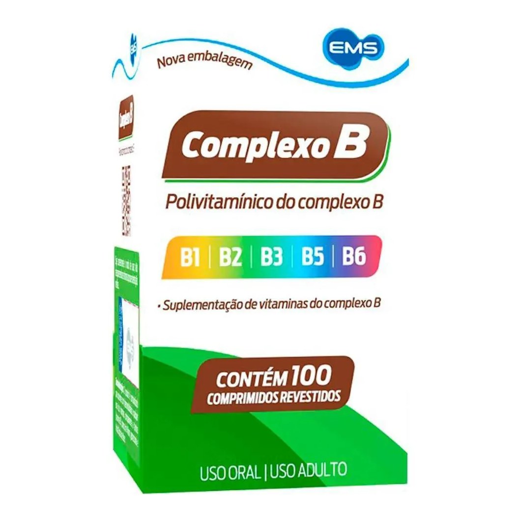 Complexo B 100cpr Rev Ems