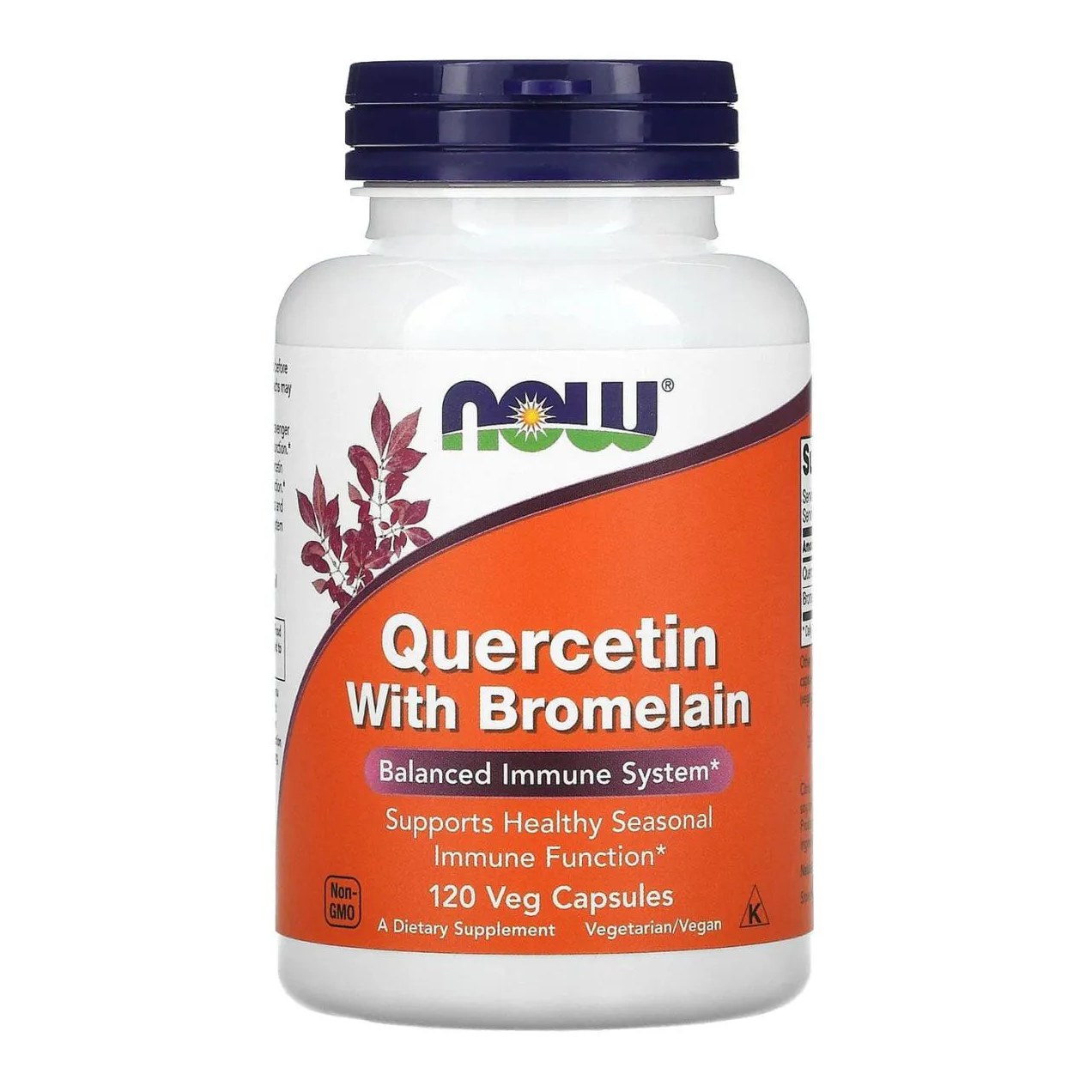 Quercetin com Bromelaína 120 Capsulas Veganas - Now Foods