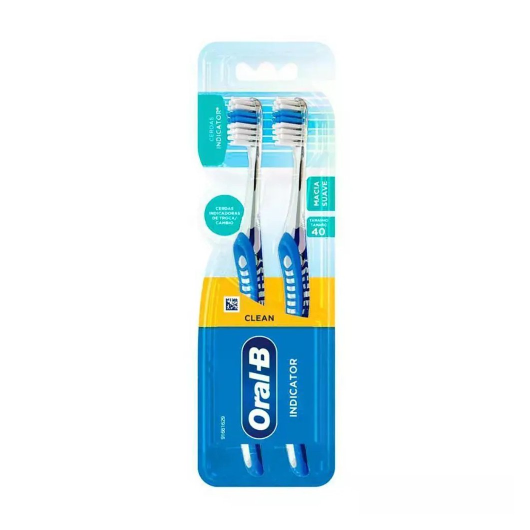 Escova Dental Oral-b Clean Indicator 2un