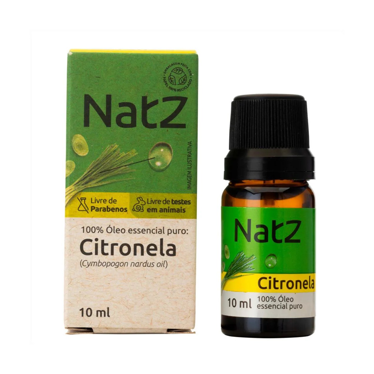 Óleo Essencial Natz Citronela 10ml