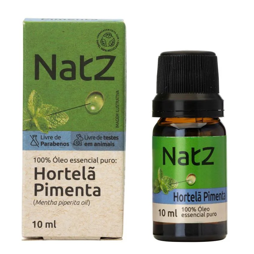 Óleo Essencial Natz Hortelã Pimenta 10ml