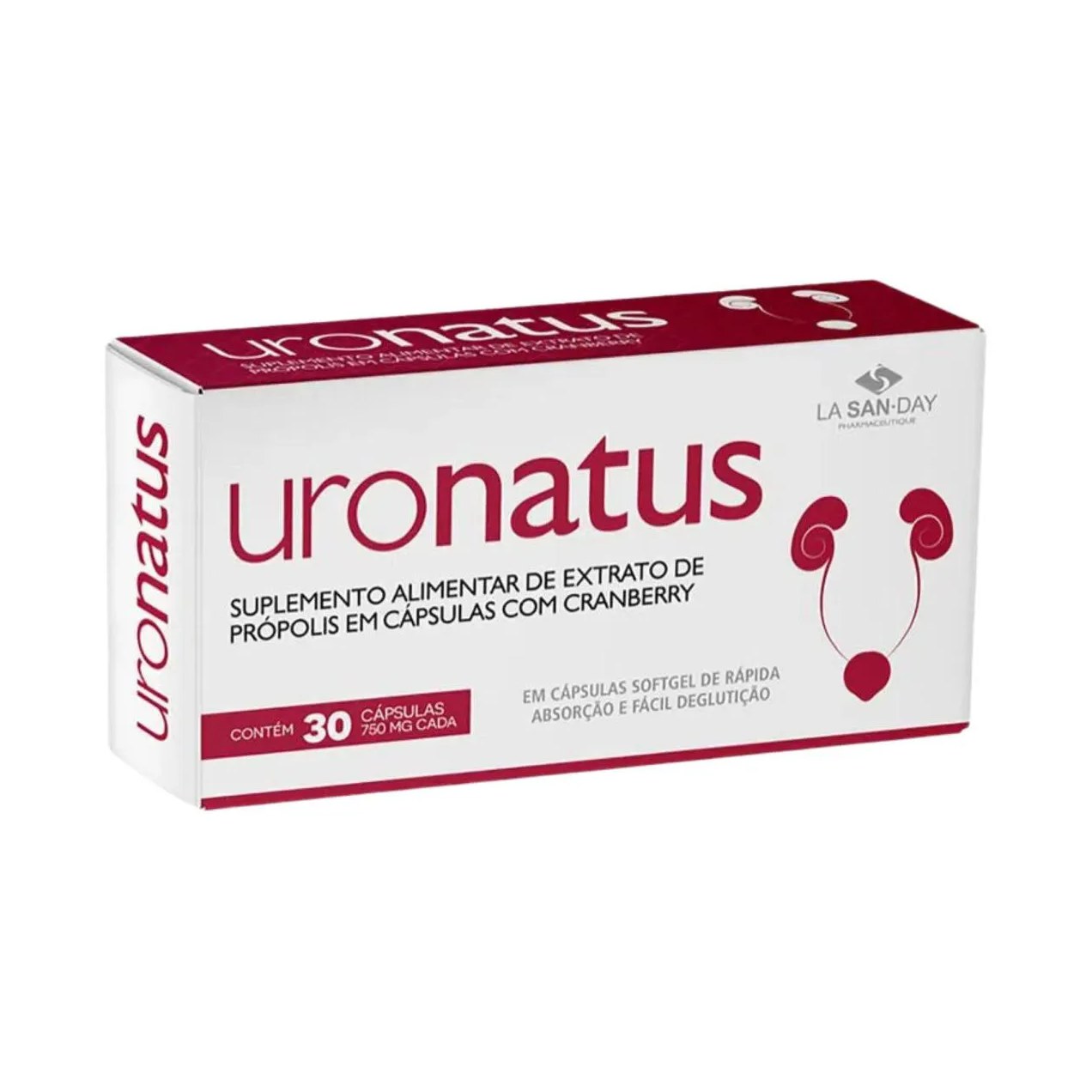 Suplemento Uronatus Saúde Urinária C30 - La San Day