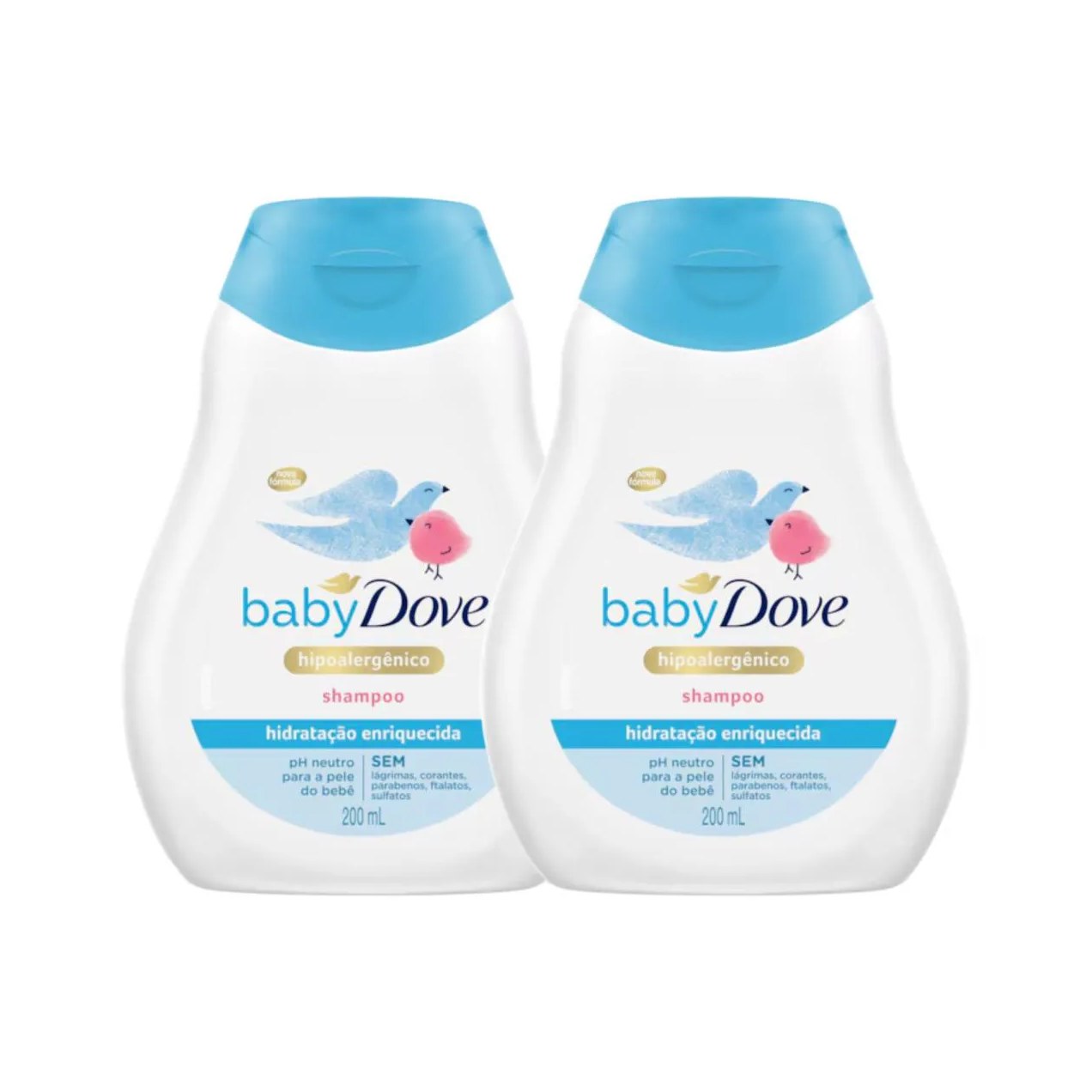 Kit C2 Shampoo Hipoalergênico Baby - Dove