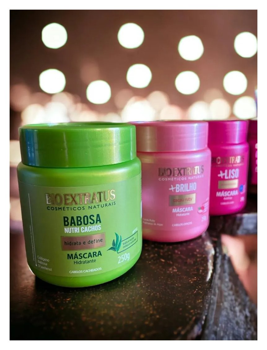 Kit Cronograma Capilar Hidratação Mais Liso + Nutri + Brilho 250Gr