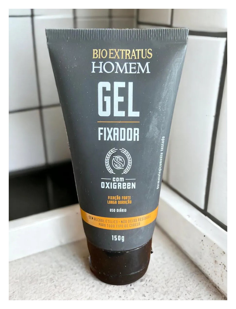 Gel Fixador Oxigreen Homem Cabelo e Barba 150 G