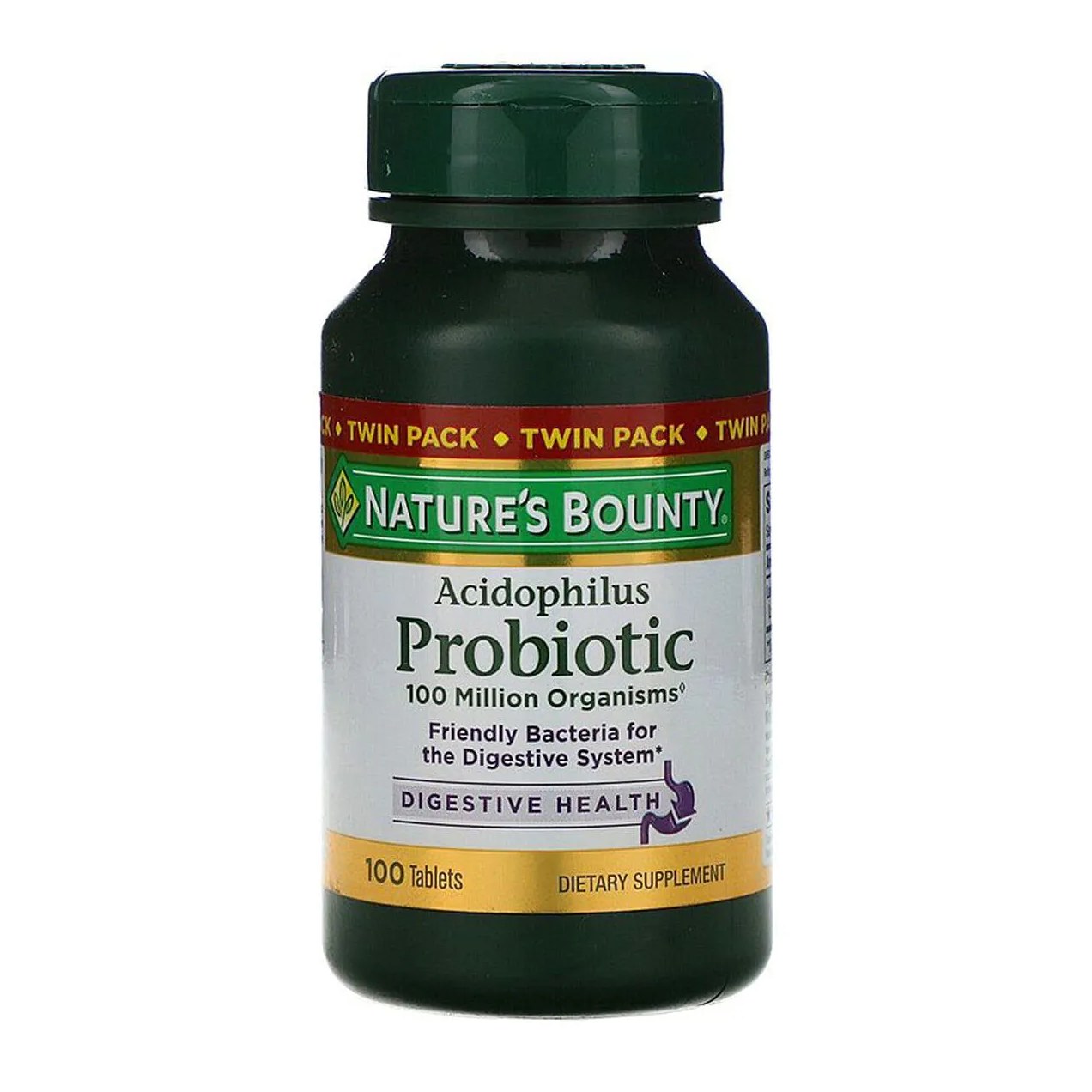 Probiotico Acidophilus 100 Million 100 Tabletes - Nature´s Bounty