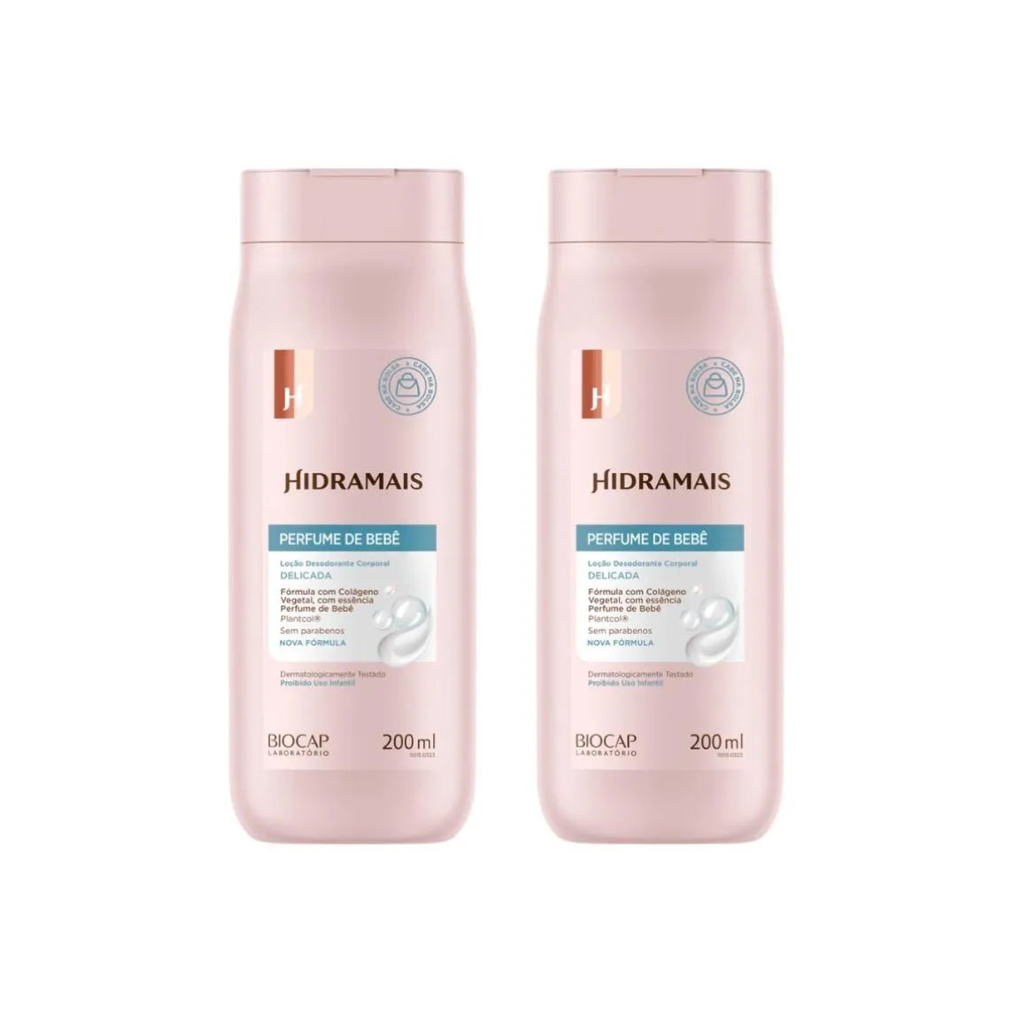 HIDRATANTE CORPORAL HIDRAMAIS 200ML PERFUME BEBE - KIT C/2UN