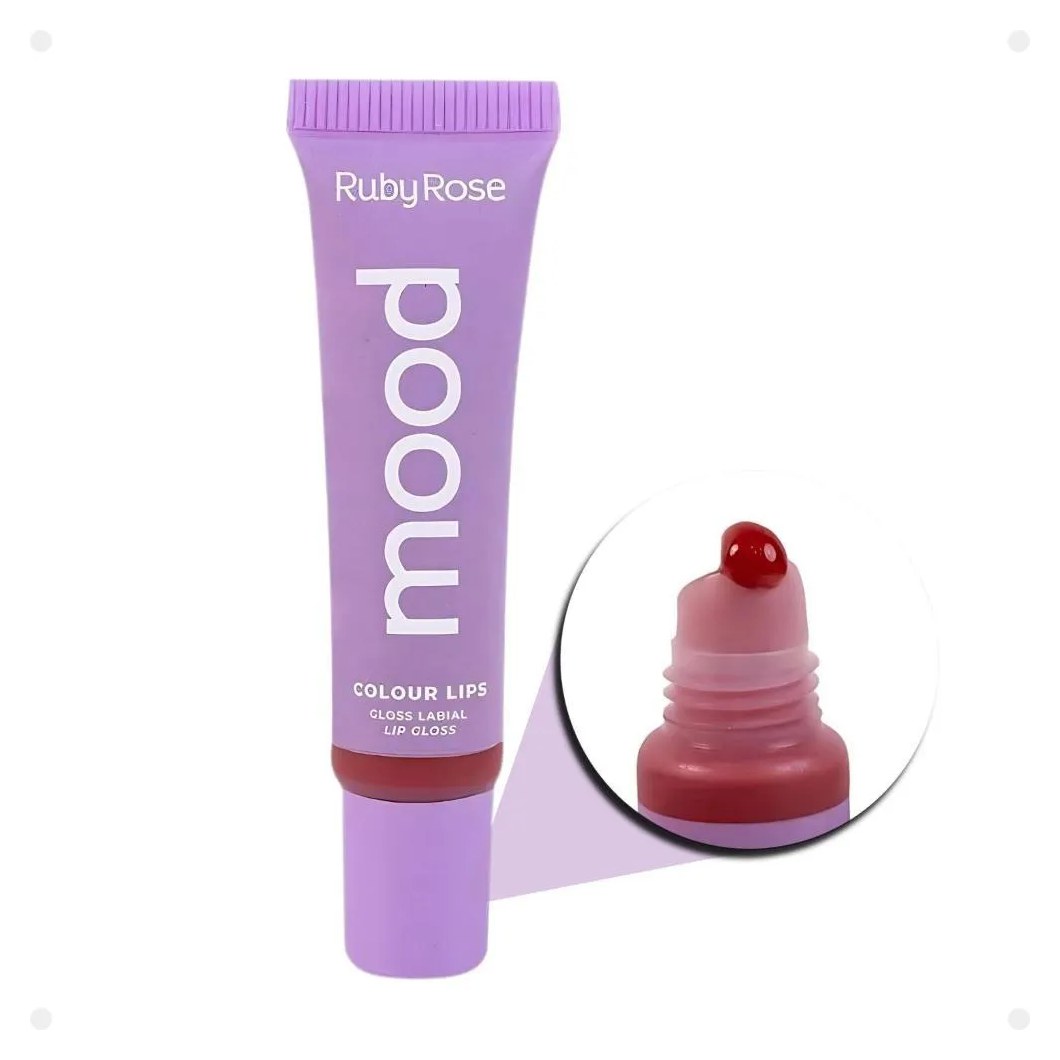 Gloss Labial Ruby Rose Mood Colour Lips Lively Hb-7201-2