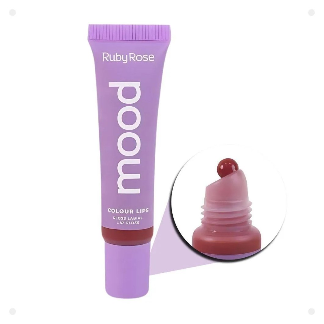 Gloss Labial Ruby Rose Mood Colour Lips Timeless Hb-7201-4