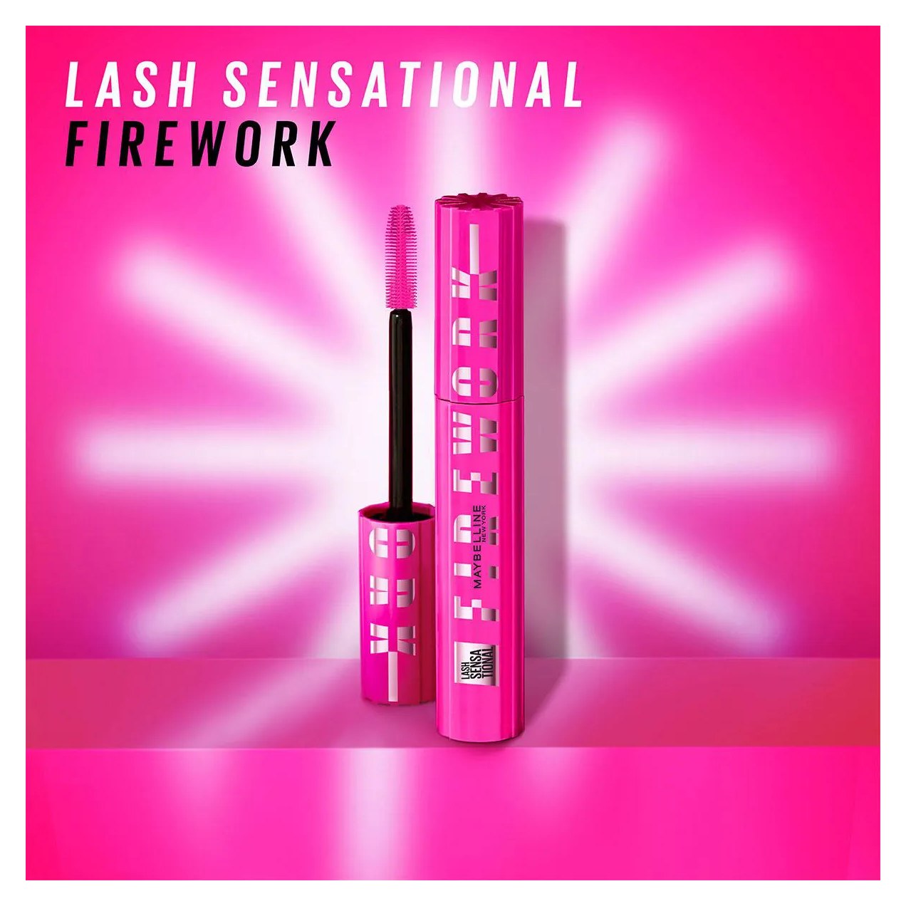 Máscara de Cílios Maybelline Lash Sensational Firework Lavável 1 unidade