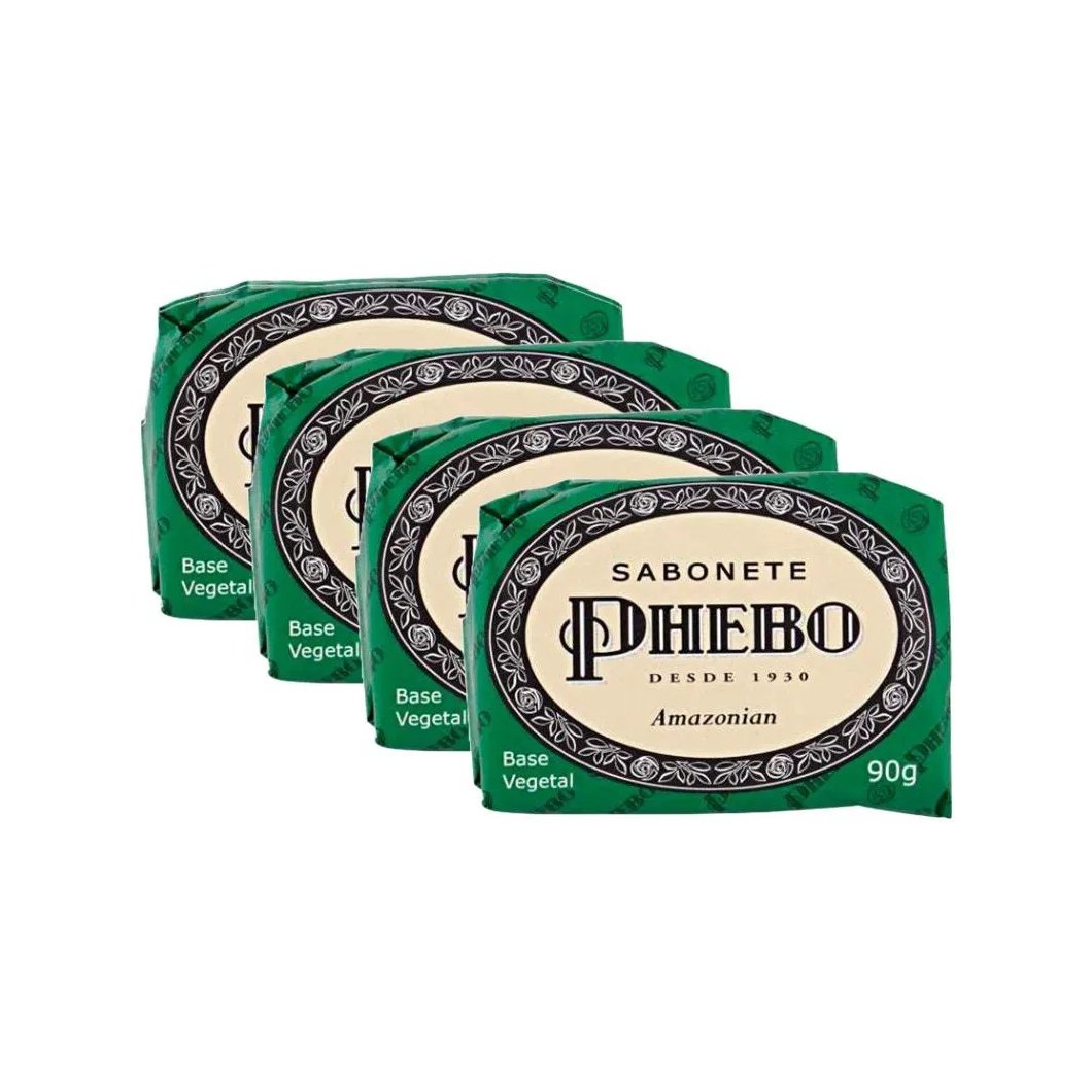 Kit Sabonete Phebo Amazonian 90g C/4un