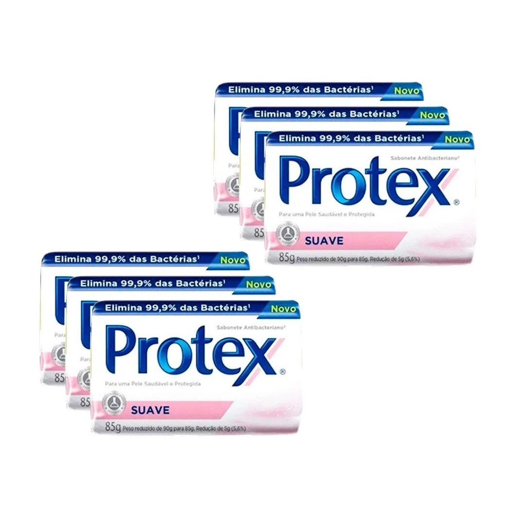 Kit Sabonete Protex Suave 85g C/6un
