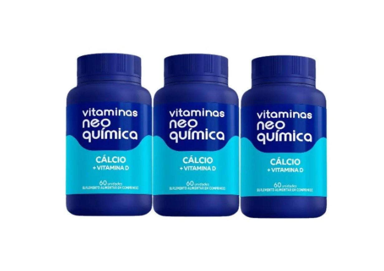 Kit 3 Suplemento Cálcio 60cpr – Neo Química