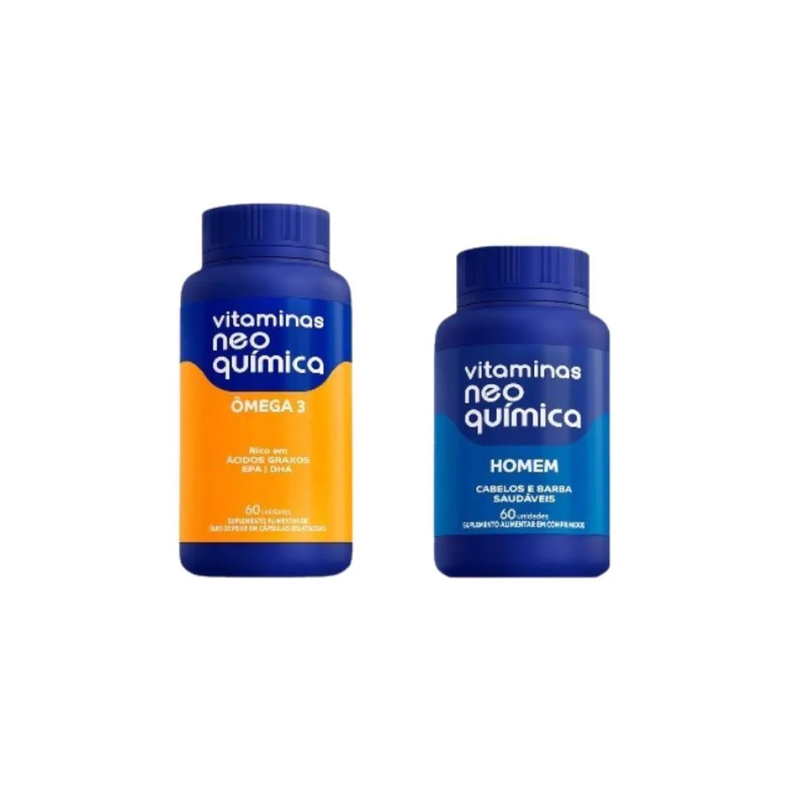 Kit 2x Homem com 60 Comp + Omega 3 com 60 cápsulas - Neo Quimica