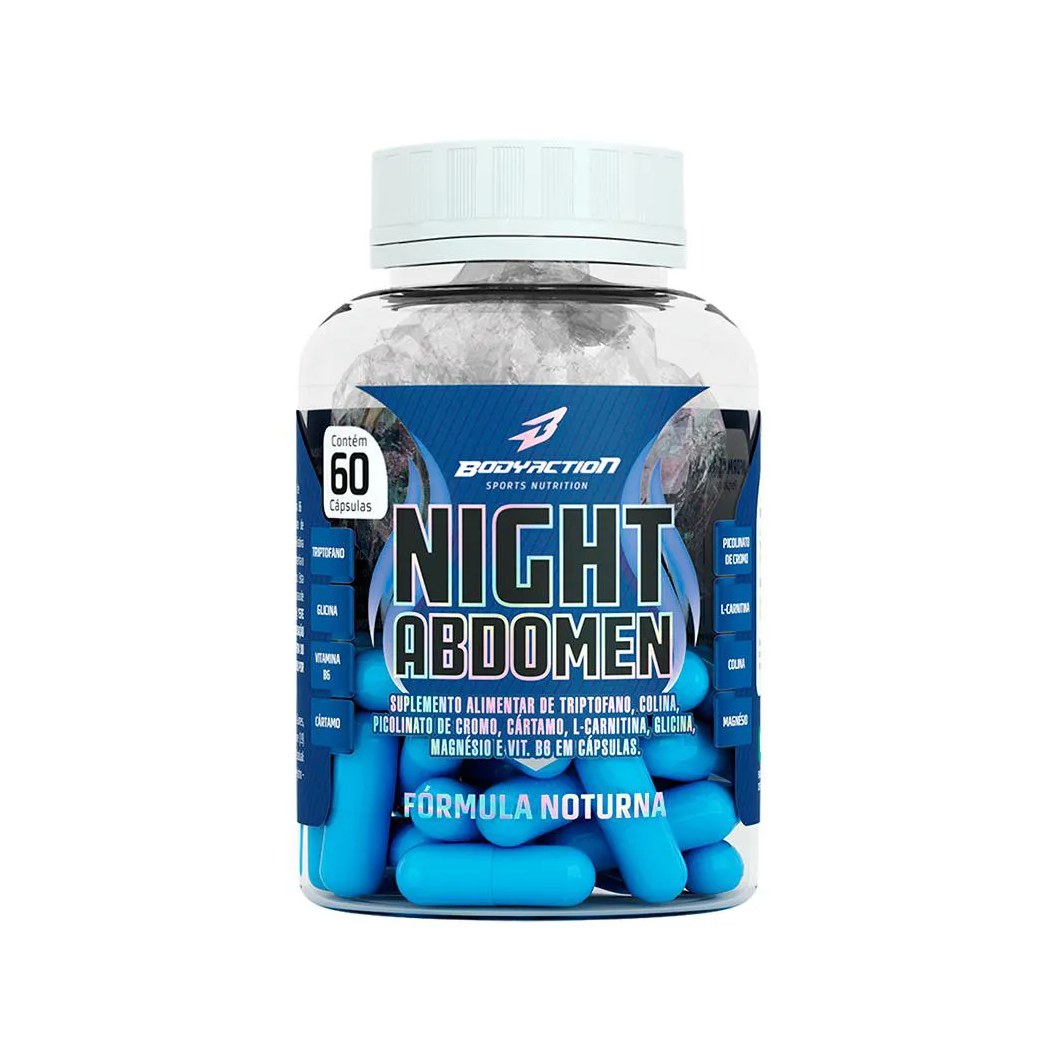 Night Abdomen 60 cápsulas - Bodyaction
