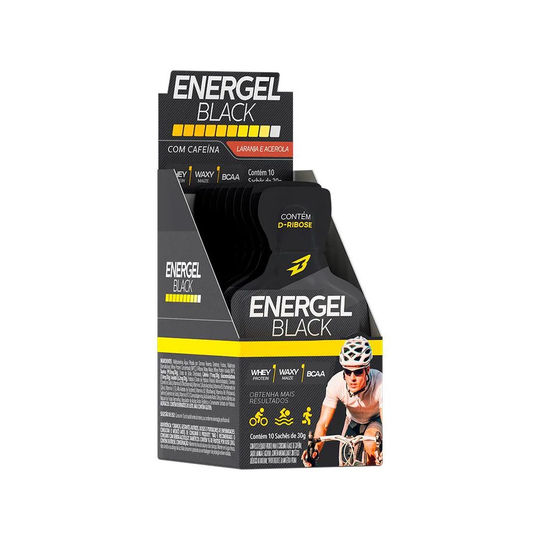 Energel Black Caixa Fechada Laranja e Acerola
