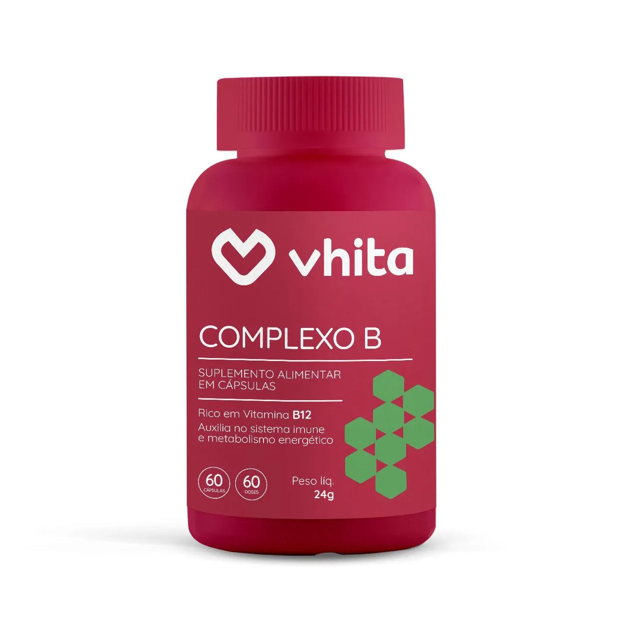 Vitamina B com Manganês para Apoiar o Metabolismo - Complexo B Vhita