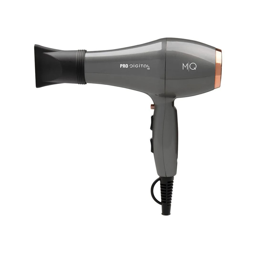 Mq Profissional Pro Digital Secador de Cabelo 2600w com 2 Velocidades Cinza 220v