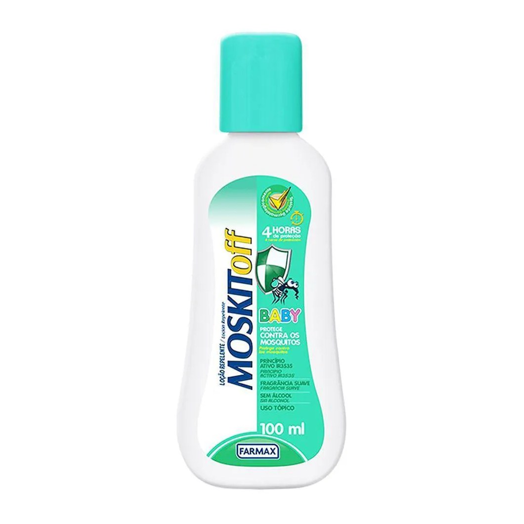 Repelente Locao Baby Moskitoff 100ml Farmax